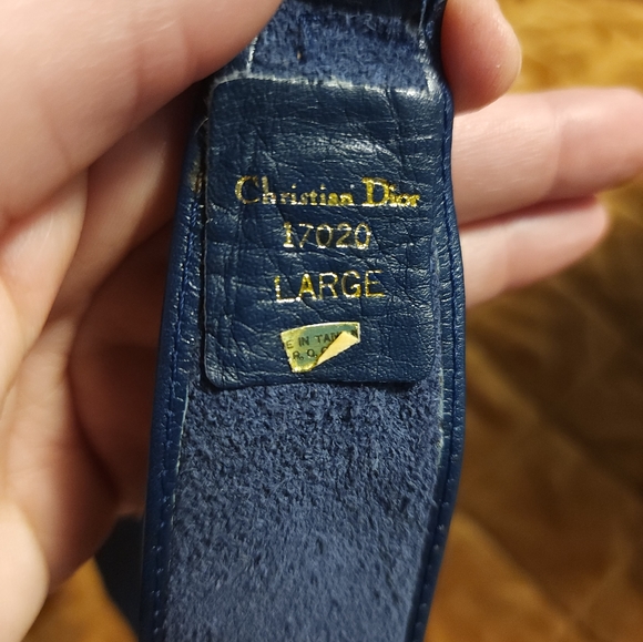 Blue vintage christian dior belt - Picture 7 of 8